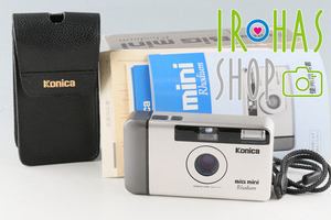 Konica BiG mini Rhodium 35mm Compact Film Camera With Box #53036L8