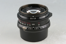Voigtlander Color-Skopar 50mm F/2.5 Lens Black for Leica L39 #53146C2_画像2