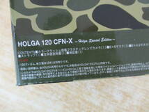 e10-3（HOLGA 120 CFN-X カラーフラッシュ カメラ）ARMY HORUGA アーミーホルガ フィルムカメラ トイカメラ 動作未確認 現状品_画像9