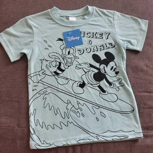 新品 タグ付き Disney ミッキー ドナルド 半袖Tシャツ 120 半袖Tシャツ Tシャツ
