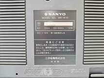 ラジカセ SANYO ダブルラジカセ MR-W10　　ジャンク　　_画像7