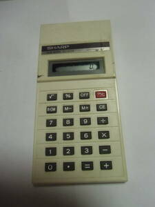  prompt decision SHARP ELSI MATE EL-220 sharp AUTO POWER OFF MADE IN JAPAN calculator count machine compact battery type 