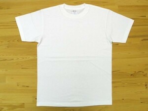 Printstar 00085-CVT 5.6ozヘビーウェイトTシャツ Lサイズ 1枚 ホワイト 無地 プリントスター ゆうパケット330円or350円発送可 白