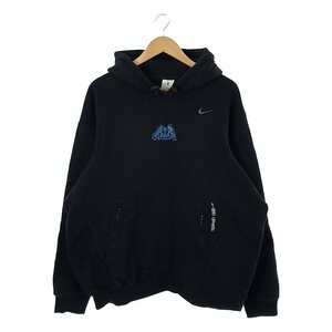 Off-White / オフホワイト | × NIKE / ナイキ AS M NRG FLC HOODIE / フリース スウェット フーディ | L | ブラック | メンズ