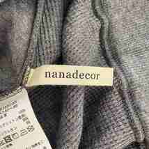 【美品】 nanadecor / ナナデェコール | オーガニックコットン ドローストリング ライトワッフルパンツ | L | グレー | メンズ_画像5