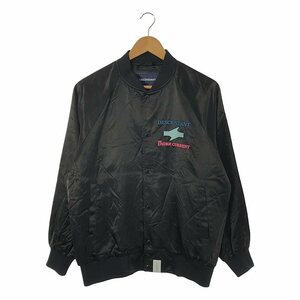 DESCENDANT / ディセンダント | ECHO SATIN JACKET 刺しゅう エコサテン ジャケット | 1 | ブラック | メンズ