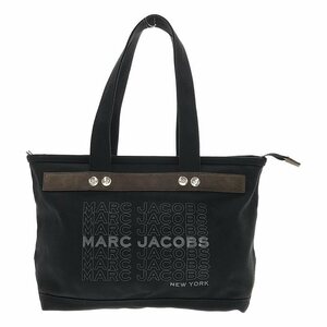 MARC JACOBS / マークジェイコブス | ユニバーシティ キャンバストートバッグ | ブラック | レディース