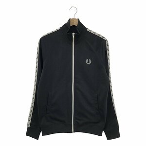 FRED PERRY / フレッドペリー | リーステープ トラックジャケット | S | ブラック | メンズ