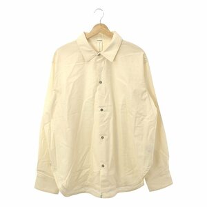 【美品】 SHINYA KOZUKA / シンヤコヅカ | 2023SS | NOTHING SPECIAL SHIRT シャツ | M | スノー | メンズ