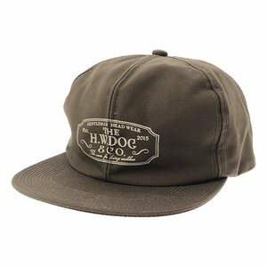 【美品】 THE H.W.DOG&CO. / ドッグアンドコー | ロゴプリント トラッカーキャップ | ONE | カーキ | メンズ