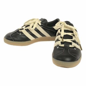 【美品】 adidas / アディダス | × FOOT INDUSTRY GAZELLE / ID3517 レザースニーカー | 22 | ブラック | レディース