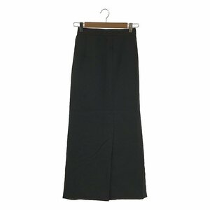 【美品】 ENFOLD / エンフォルド | 2024SS | MINIMAL STRAIGHT-SKIRT ミニマルストレートスカート | 36 | ブラック | レディース