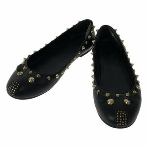 MARC BY MARC JACOBS / Mark by Mark Jacobs | животное заклепки Flat туфли-лодочки | 35 1/2 | черный | женский 