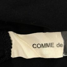 【美品】 COMME des GARCONS / コムデギャルソン | 90s～ / AD1992 | ストレッチ クルーネック ロングカットソー ワンピース | ブラック_画像5