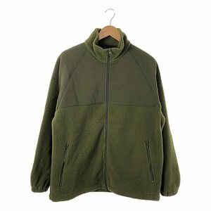 BEAMS PLUS / ビームスプラス | フリース ミリタリー ジップ ブルゾン | L | olive | メンズ