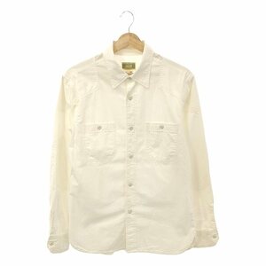 ADDICT CLOTHES / アディクトクローズ | PADDED CHAMBRAY SHIRT パデッド シャンブレーシャツ | 38 | ホワイト | メンズ