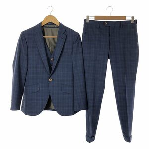 VITALE BARBERIS CANONICO | 3ピース セットアップ スーツ / ウール チェック 1B テーラードジャケット / ジレ ベスト / スラックス