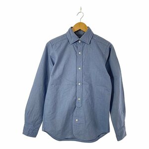 ?NIGEL CABOURN / ナイジェルケーボン | BRITISH OFFICERS SHIRT コットン ブリティッシュ オフィサーシャツ | 44 | インディゴ