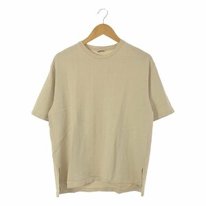 AURALEE / オーラリー | SILK BIG TEE シルク ビッグTシャツ | 4 | ナチュラル | メンズ