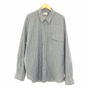 【美品】 gourmet jeans / グルメジーンズ | 2020SS | IRREGULAR POCKET SHIRT イレギュラーポケット ストライプシャツ