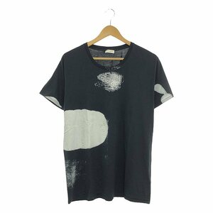 SAINT LAURENT PARIS / サンローランパリ | 2013SS | 両面プリント Tシャツ | L | ブラック | メンズ