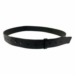 evam eva / エヴァムエヴァ | leather belt ベルト | ブラック | レディース