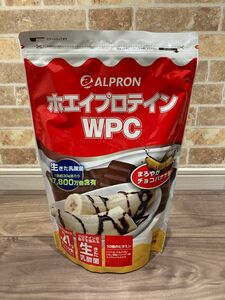 アルプロン ホエイプロテイン WPC 1kg まろやかチョコバナナ風味