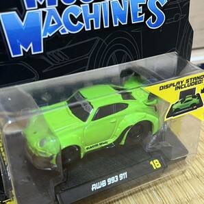 マッスルマシーン Muscle Machines ポルシェ RWB 993 Green RAUH-Welt 未開封の画像3