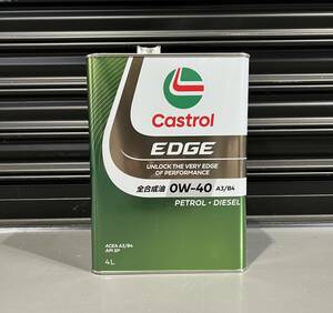 CASTROL EDGE 0W40 4L×1缶 API SP ACEA A3/B4 カストロール エッジ メルセデスベンツ BMW ポルシェ WV ルノー ガソリン/ディーゼ②②