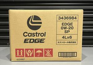 カストロール エッジ 0W-20 4L×6缶 ワンケース API/SP GF-6A PETROL・HYBRRID 全合成油 EDGE CASTROL 4輪車用ガソリンエンジン専②