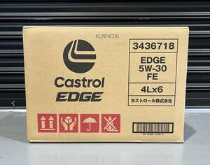 送料込み！CASTROL EDGE 5W-30 FE 4L×6缶 ワンケースAPI/SP GF-6A CF Performance 全合成油 カストロール エッジガソリン/ディーゼル両用