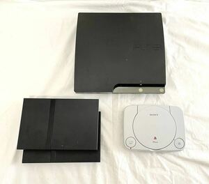 《SONY》プレステ【PS one】【PS 2】【PS 3】まとめて4台［ジャンク品］です。