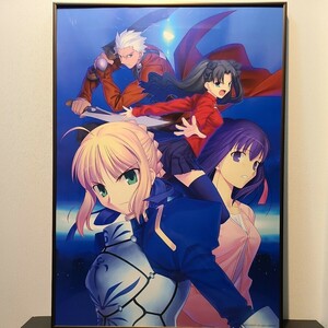 Fate/stay night UNLIMITED BLADE WORKS セイバー アーチャー 遠坂凛 間桐桜 B2サイズ 公式ポスター 当時物 Fate/Zero