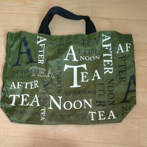 アフタヌーンティー Afternoon Tea エコバッグ トートバッグ カーキー