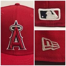 NEWERA ニューエラ AUTHENTIC オーセンティック MLB Los Angeles Angels ロサンゼルス エンゼルス キャップ 帽子 赤 レッド 8 (63.5cm)_画像6