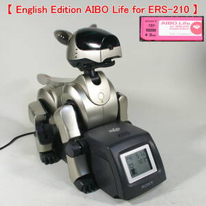 [English Edition AIBO Life] operation goods ERS-210( body color Gold ) animation public middle battery li cell settled 