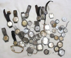  hand winding wristwatch / face / case other * immovable / necessary repair / part removing * Citizen / Seiko other / antique 