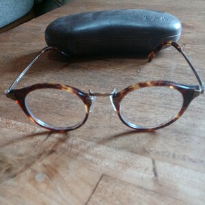  rice . glasses Echizen country . six work Fukui .. made in Japan tortoise shell pattern Hakusan glasses money glasses Oliver pi-bruzOlivaPeoples times less 