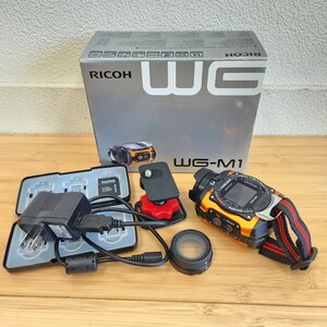 【動作確認済】 RICOH　防水アクションカメラ　WG-M1　デジタルカメラ　リコー　箱付き