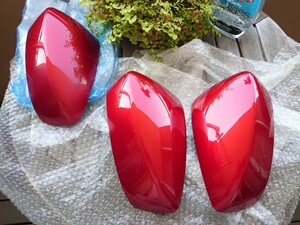  Mazda original door mirror cover left right set BM Axela ( previous term ) soul red 