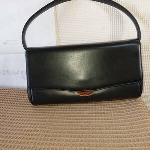 * beautiful goods *15M1975C* handbag * black ungaro Ungaro original leather ceremonial occasions beautiful.