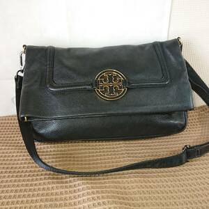 ★美品★10M2047E★ショルダーバッグ★ ブラック　TORY BURCH　トリーバーチ　本革　綺麗です。