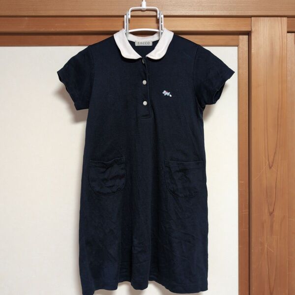 【お値下げ】 SACCO 半袖ワンピース 130cm