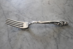 米国 GORHAM 「Decor」ディナーフォーク純銀 925 装飾的で気品があります(1953年発表)スターリングシルバー Sterling Silver