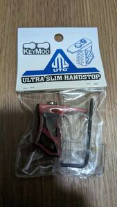 UTG ウルトラスリム ハンドストップ KeyMod RED 【新古品】