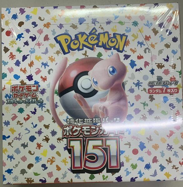 ポケモンカード151 /シュリンク付き未開封品 1box