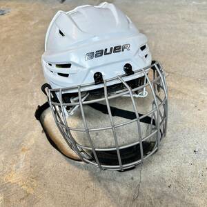 BAUER / バウアー REAKT 98 HELMET アイスホッケー ヘルメット 防具 ジュニア Sサイズ 51-56CM 長期保管品 現状 