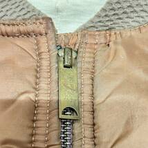 70s vintage！ refrigiwear / リフリッジウェア 中綿キルティングジャケット Lサイズ scovillジッパー made in usa 米国製 used_画像6