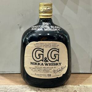 未開栓 NIKKA WHISKY G&G GOLD&GOLD ウイスキー 特級 竹鶴ブレンド 黒瓶 古酒 760ML 