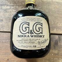 未開栓 NIKKA WHISKY G&G GOLD&GOLD ウイスキー 特級 竹鶴ブレンド 黒瓶 古酒 760ML _画像2